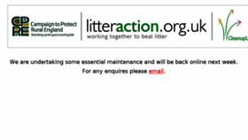 What Litteraction.org.uk website looked like in 2018 (6 years ago)