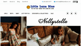 What Littlelunablue.com website looked like in 2018 (5 years ago)