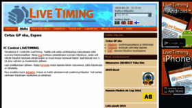 What Livetiming.fi website looked like in 2018 (5 years ago)