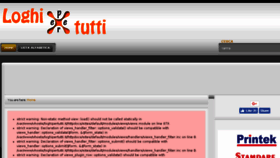 What Loghipertutti.it website looked like in 2018 (5 years ago)