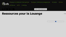 What Louange.org website looked like in 2018 (5 years ago)