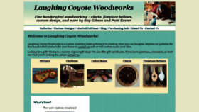 What Laughingcoyotewoodworks.com website looked like in 2018 (5 years ago)
