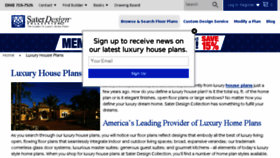 What Luxuryplans.com website looked like in 2018 (5 years ago)