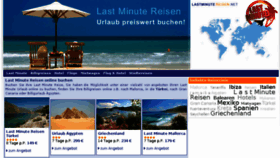 What Lastminutereisen.net website looked like in 2018 (5 years ago)