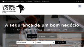 What Leonardolobo.com.br website looked like in 2018 (5 years ago)