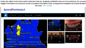 What Leccoprovincia.it website looked like in 2018 (5 years ago)