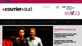 What Lecourrierdusud.ca website looked like in 2018 (5 years ago)