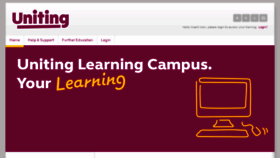 What Learn.unitingcarenswact.org.au website looked like in 2018 (5 years ago)
