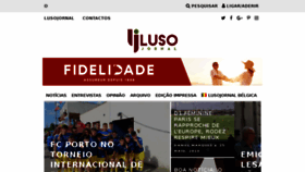 What Lusojornal.com website looked like in 2018 (6 years ago)