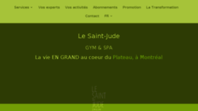 What Lesaintjude.ca website looked like in 2018 (5 years ago)