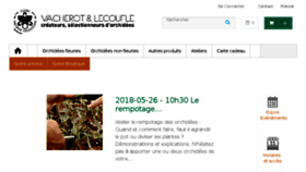 What Lorchidee.fr website looked like in 2018 (8 years ago)