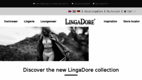What Lingadore.com website looked like in 2018 (5 years ago)