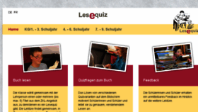 What Lesequiz.ch website looked like in 2018 (5 years ago)