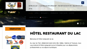 What Lhoteldulac.fr website looked like in 2018 (5 years ago)