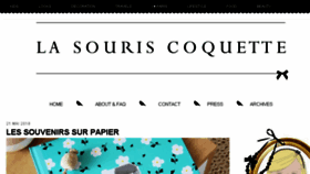 What Lasouriscoquette.com website looked like in 2018 (5 years ago)