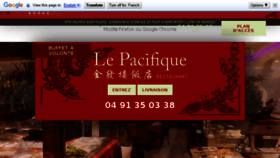 What Lepacifique.fr website looked like in 2018 (5 years ago)