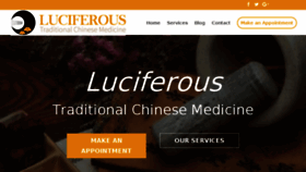 What Luciferous.com.au website looked like in 2018 (5 years ago)
