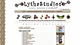 What Lythastudios.com website looked like in 2018 (5 years ago)