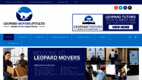 What Leopardmovers.co.za website looked like in 2018 (5 years ago)