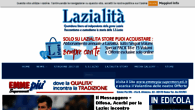 What Lazialita.it website looked like in 2018 (5 years ago)