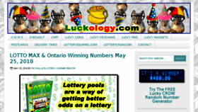 What Luckology.com website looked like in 2018 (5 years ago)
