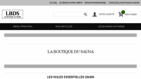 What Laboutiquedusauna.com website looked like in 2018 (5 years ago)