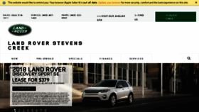 What Landroversj.com website looked like in 2018 (5 years ago)