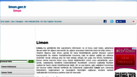 What Limon.gen.tr website looked like in 2018 (5 years ago)