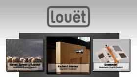 What Louet.nl website looked like in 2018 (5 years ago)