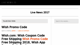 What Livenews20.com website looked like in 2018 (5 years ago)