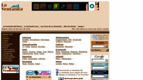 What Laventanita.net website looked like in 2018 (5 years ago)