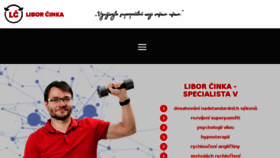 What Liborcinka.cz website looked like in 2018 (5 years ago)