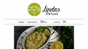 What Lindasvirtuve.lv website looked like in 2018 (5 years ago)