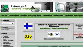 What Lvi-kauppa.fi website looked like in 2018 (5 years ago)
