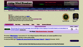 What Livingwordbroadcast.org website looked like in 2018 (5 years ago)