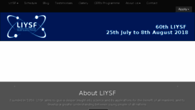 What Liysf.org.uk website looked like in 2018 (5 years ago)