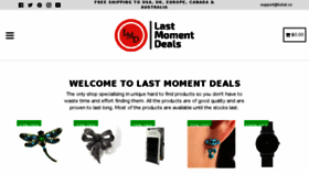 What Lastmomentdeals.com website looked like in 2018 (5 years ago)