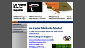 What Larobotics.org website looked like in 2018 (5 years ago)