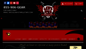 What Lawkstarguitars.com website looked like in 2018 (5 years ago)