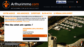 What Larochelle-ouest-arthurimmo.com website looked like in 2018 (5 years ago)