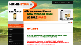 What Leisurespares.co.uk website looked like in 2018 (5 years ago)