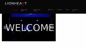 What Lionheartchurch.org website looked like in 2018 (7 years ago)