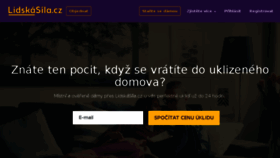 What Lidskasila.cz website looked like in 2018 (5 years ago)
