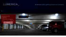 What Lumerica.com website looked like in 2018 (5 years ago)