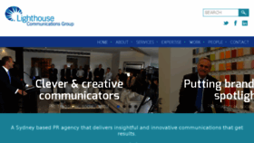 What Lighthousecomms.com.au website looked like in 2018 (5 years ago)