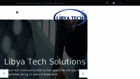 What Libya-tech.net website looked like in 2018 (5 years ago)