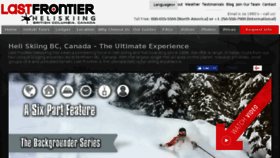 What Lastfrontierheli.com website looked like in 2018 (5 years ago)
