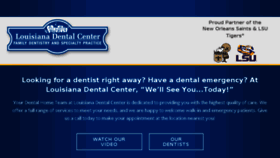 What Ladentalcenter.com website looked like in 2018 (6 years ago)
