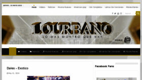 What Lourbano.com website looked like in 2018 (5 years ago)
