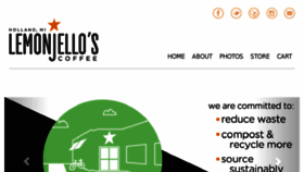 What Lemonjellos.com website looked like in 2018 (5 years ago)
